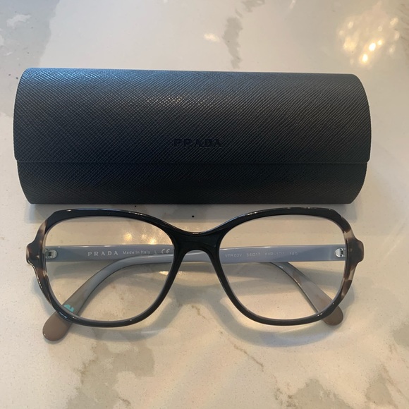 Prada Eyeglass VPR 03V Frame. Great condition. Brown, black  color. - Picture 3 of 16